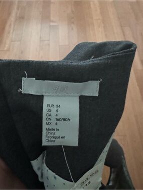 H&M Charcoal Gray Womens Pencil Skirt